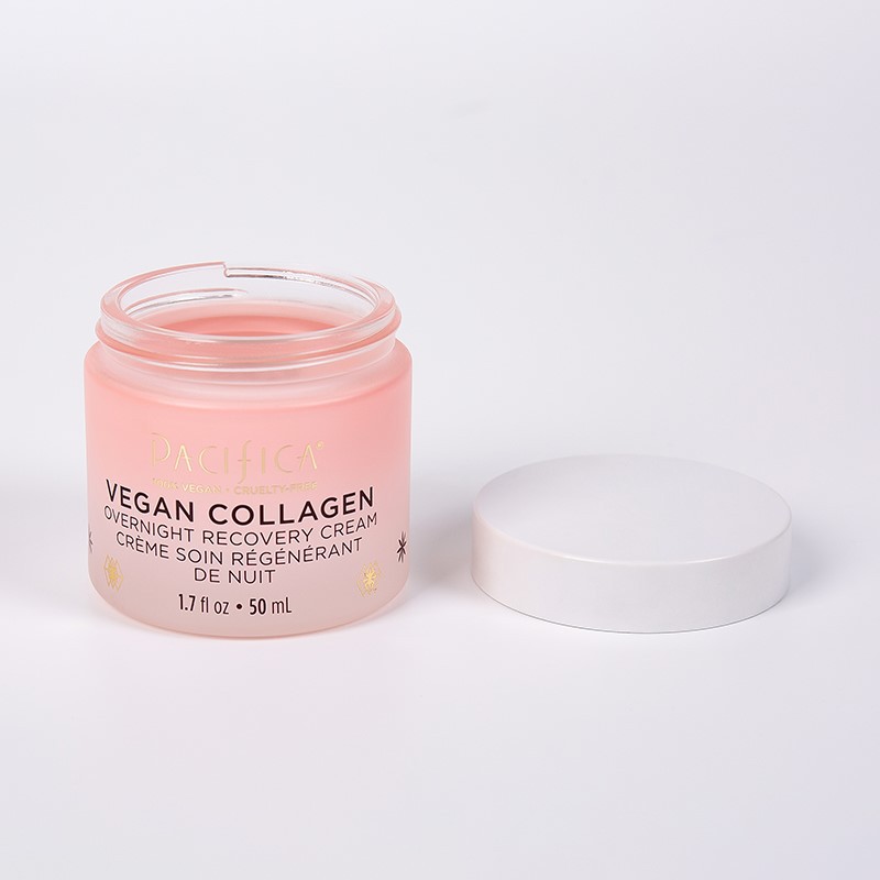 50G Pink Glass Cosmetic Jar 50G Pink Glass Cosmetic Jar