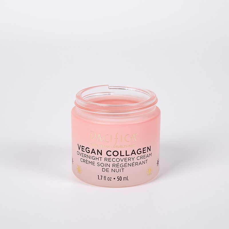 beauty Pink Glass Cosmetic Jar beauty Pink Glass Cosmetic Jar